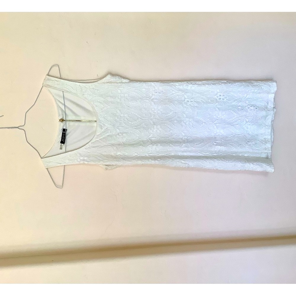 Guess, Beautiful white lace, lined tank dress